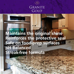 Granite Gold Polish Wipes benefits