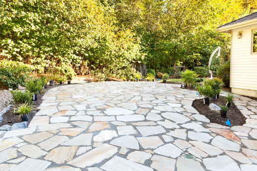 Cleaning Bird Droppings on Natural-Stone Patios San Diego, CA