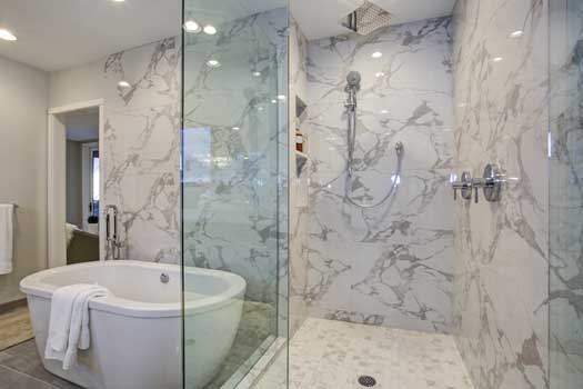 Cleaning Marble Showers & Tubs