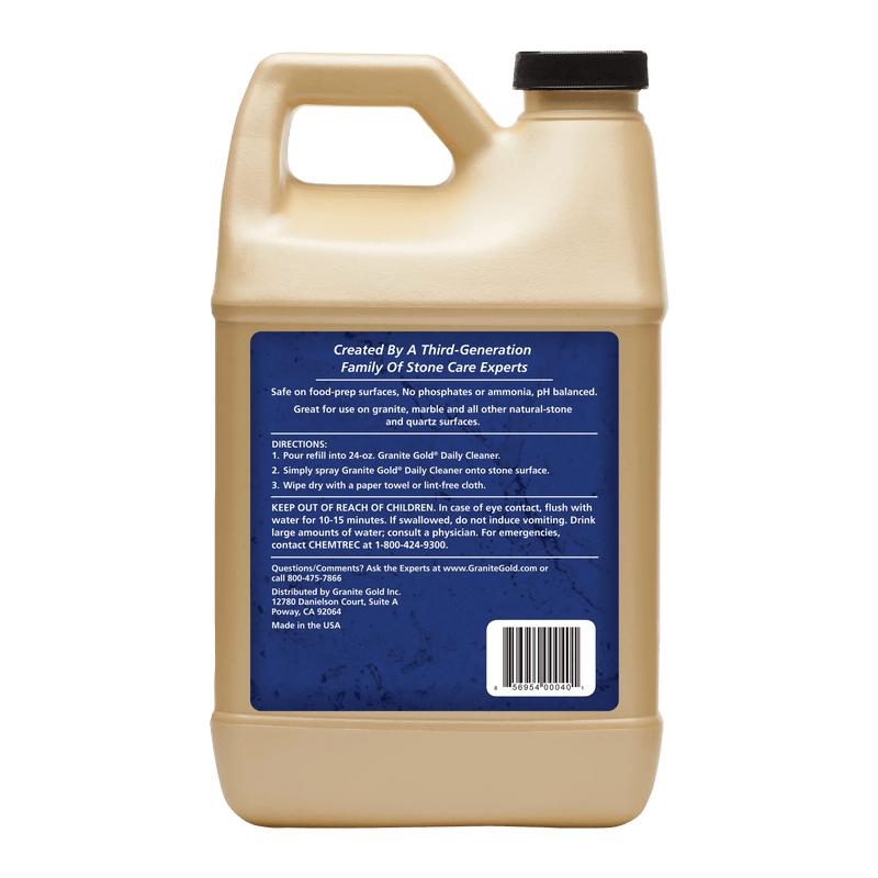 64oz Granite Gold Daily Cleaner Refill back