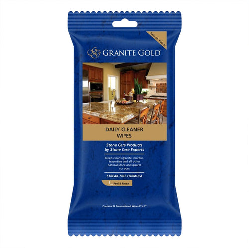 Granite Gold Daily Stone Cleaner wipes for stone