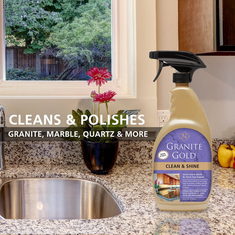 Granite & Stone 3-in-1 Clean, Polish and Protect