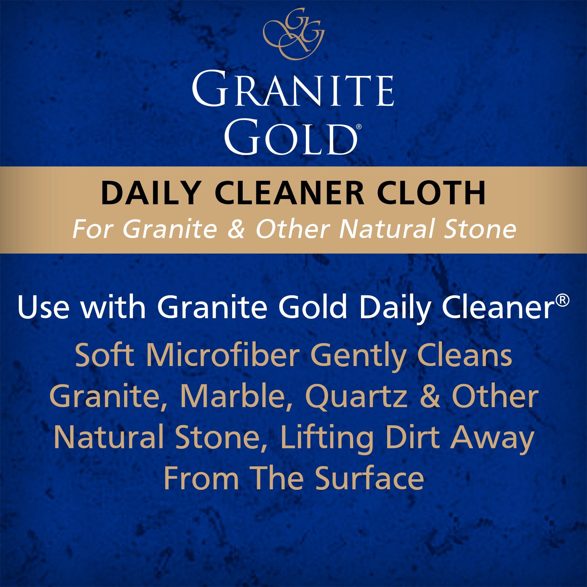  Granite Gold Polish Buffing Microfiber Cloth, Streak