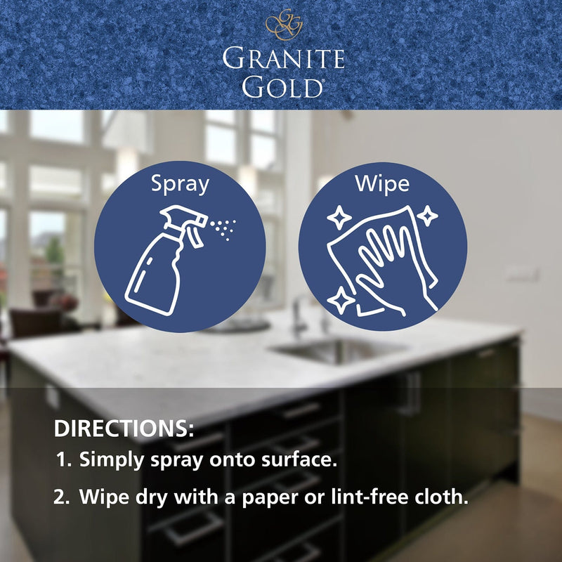 Granite Gold Spray Directions