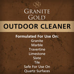 Granite Gold Outdoor Cleaner uses